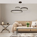 iBruzzi Pendant Light Cassaro Sandy Black 130W 