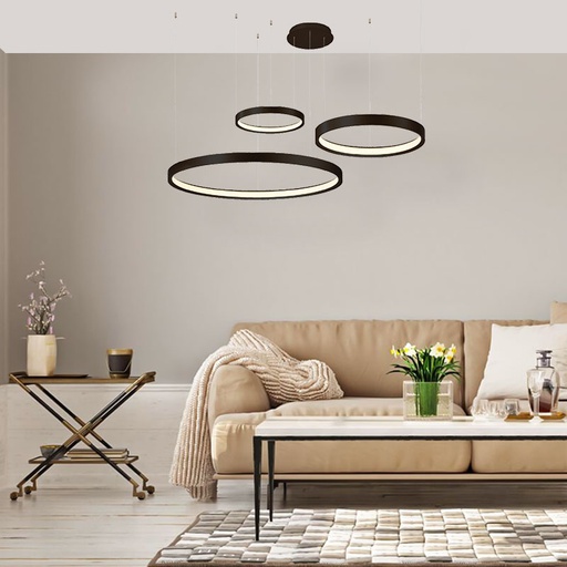 [IB5611I-130RPP-BK] iBruzzi Pendant Light Cassaro Sandy Black 130W 