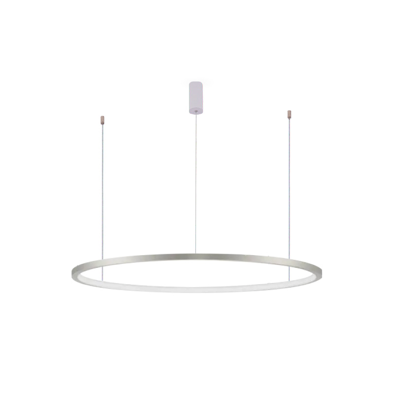 iBruzzi Suspended chandelier Elva Brushed Shining Silver 58W 3000K - 4000K