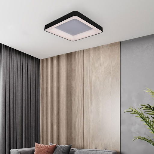 [IB5615-838SQC-BK] iBruzzi Ceiling Light Greci Sandy Black 38W