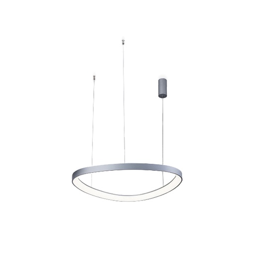 [IB5355-860RPPS-SS] iBruzzi Pendant Light Imperia Brushed Shining Silver brown 60W 